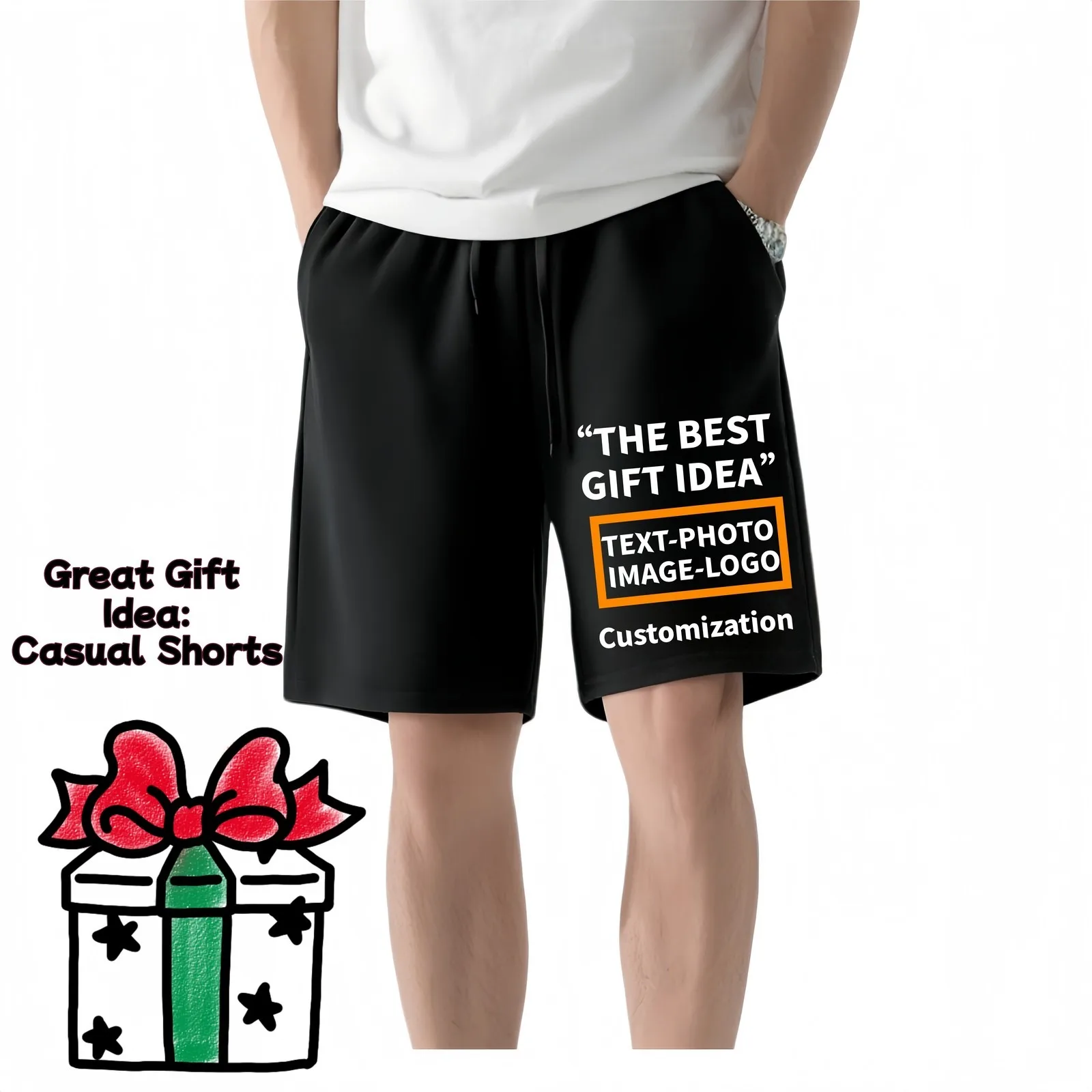 Personalized Men's Shorts Custom Photo/Name Gift for Husband Dad Friend Brother
Personalized Men's Shorts Custom Photo/Name Gift for Husband Dad Friend Brother