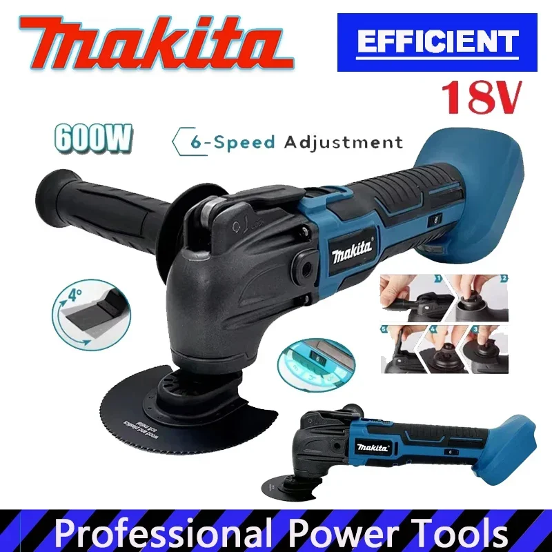 Makita 20000OPM Electric Saw Woodworking Power Tool 600W Oscillating Multi Function Tool Trimmer Cutting for 21V 18V Battery
Makita 20000OPM Electric Saw Woodworking Power Tool 600W Oscillating Multi Function Tool Trimmer Cutting for 21V 18V Battery