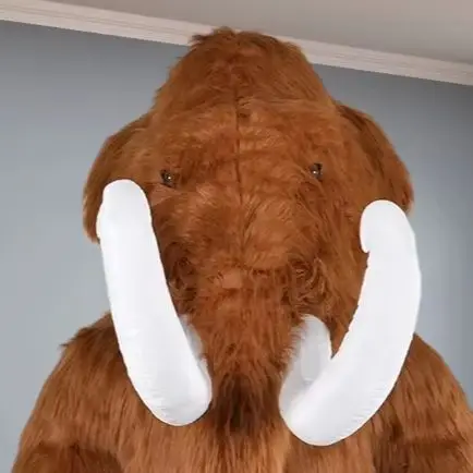 Inflatable Mammoth Elephant Mascot Costume 2m/2.6m Realistic Walking Doll Outfit for Halloween Carnival Fancy Parties Events
Inflatable Mammoth Elephant Mascot Costume 2m/2.6m Realistic Walking Doll Outfit for Halloween Carnival Fancy Parties Events