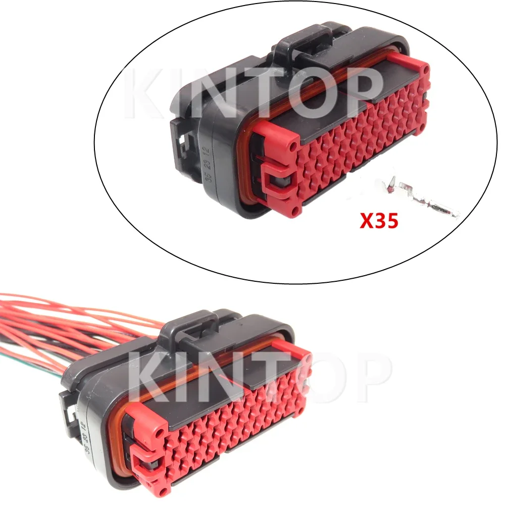1 Set 35 Pins AC Assembly Auto ECU Controller Integrated Plug Car Plastic Housing Waterproof Cable Harness Socket 776164-1
1 Set 35 Pins AC Assembly Auto ECU Controller Integrated Plug Car Plastic Housing Waterproof Cable Harness Socket 776164-1