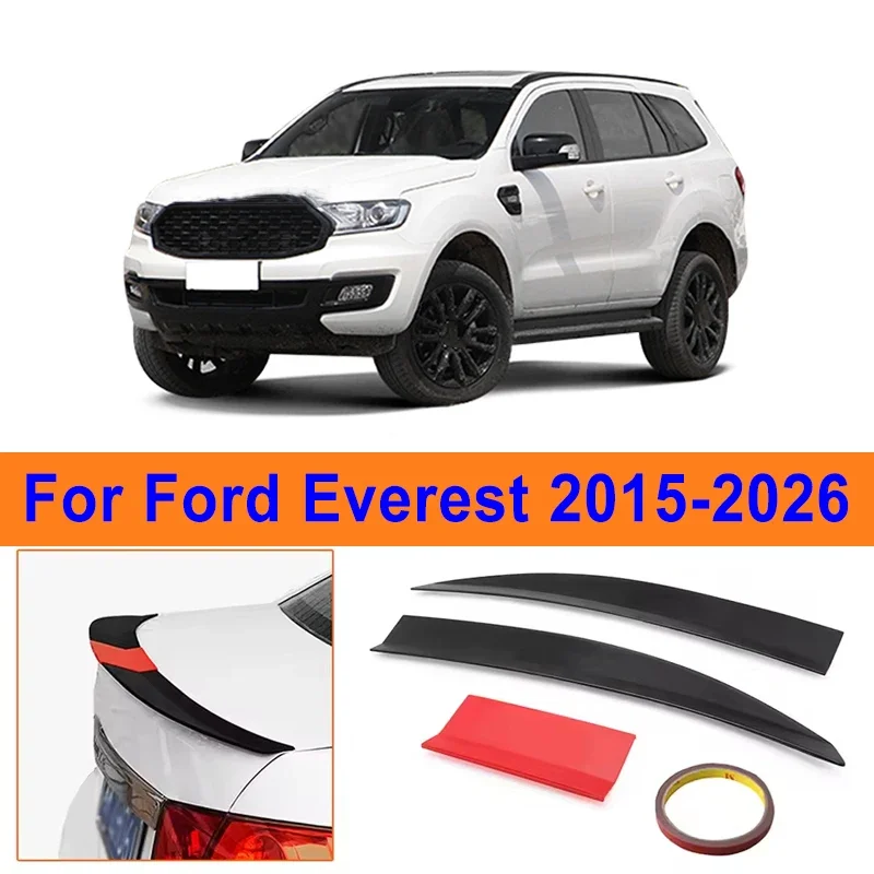 For Ford Everest 2015-2026 3-Section ABS Rear Trunk Spoiler 115-125cm Adjustable Sports Decor Top Wing Car Exterior Parts
For Ford Everest 2015-2026 3-Section ABS Rear Trunk Spoiler 115-125cm Adjustable Sports Decor Top Wing Car Exterior Parts