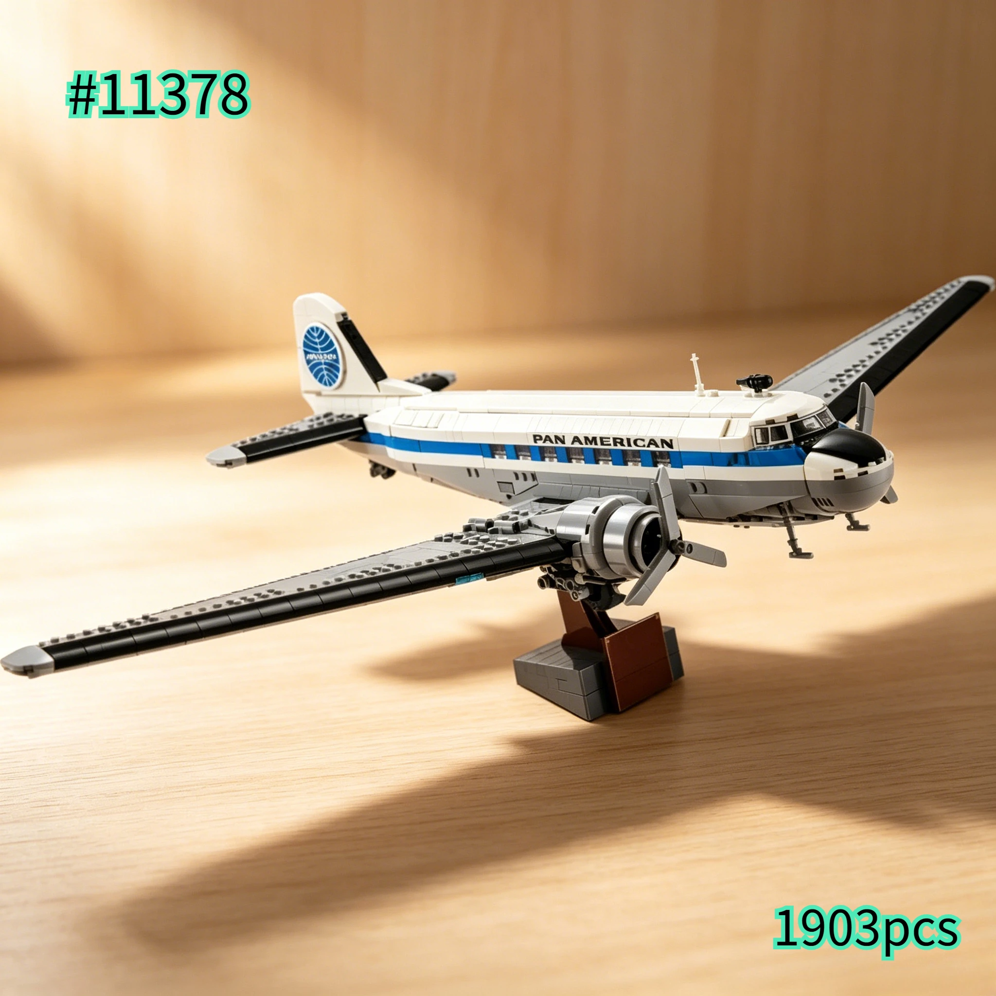 2026 New 11378 Douglas DC-3 Airliner Building Block Kit American Aviation Airplane Model Blocks Brick Toys for Adults Gifts
2026 New 11378 Douglas DC-3 Airliner Building Block Kit American Aviation Airplane Model Blocks Brick Toys for Adults Gifts