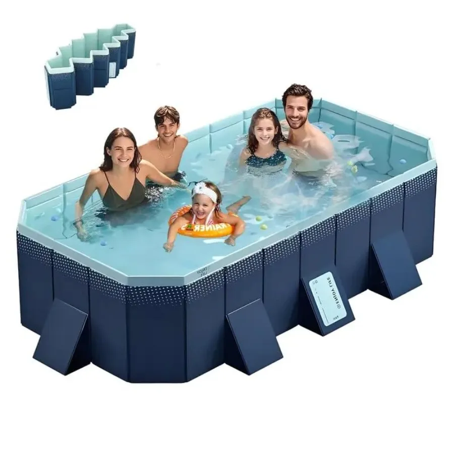 Non-Inflatable PVC Folding Swimming Pool Ccity Outdoor and Indoor Portable Pool for Patio Garden Yard Adult and Family Summer R
Non-Inflatable PVC Folding Swimming Pool Ccity Outdoor and Indoor Portable Pool for Patio Garden Yard Adult and Family Summer R