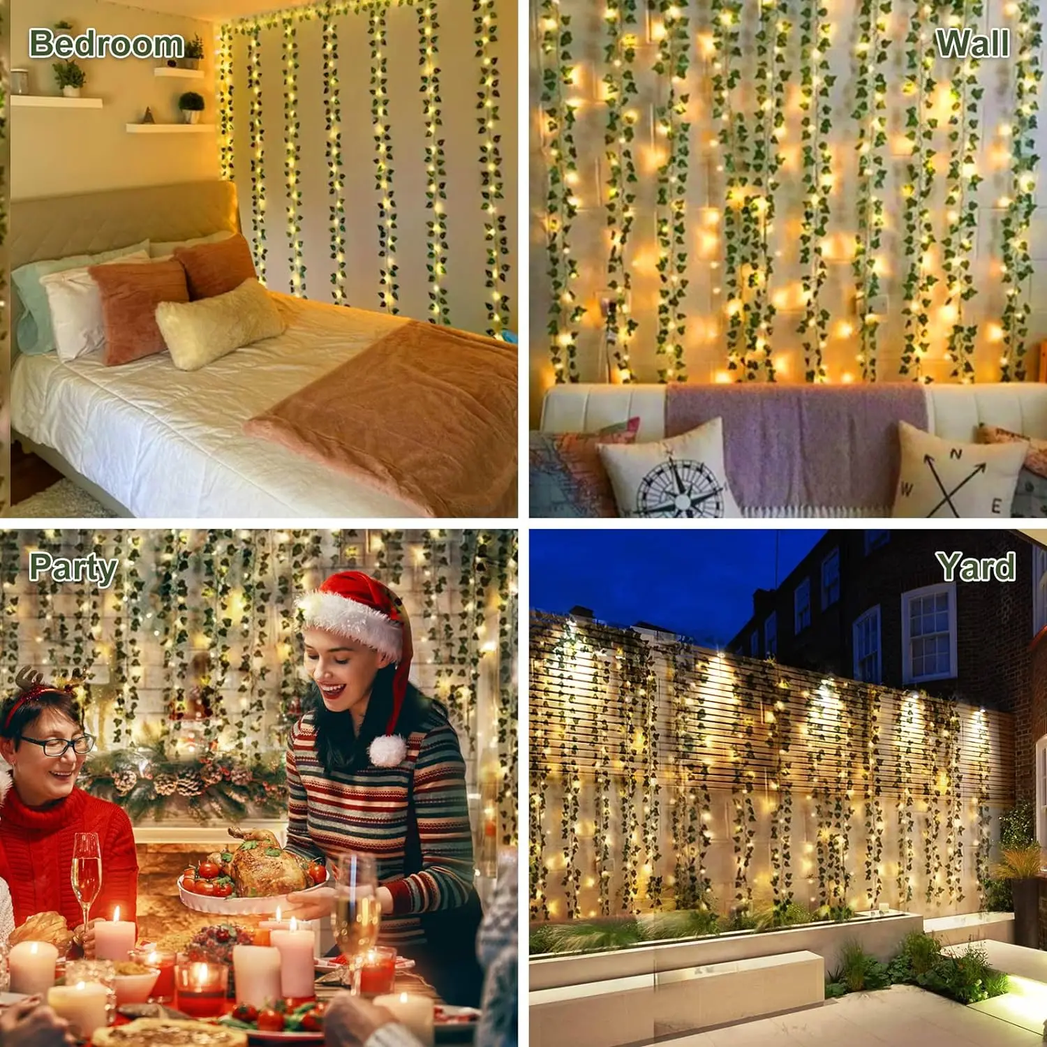 2 Meters Artificial Green Leaf Vine Home christmas Wedding Bridal garden wall Hanging green plants party Decoration LED light
2 Meters Artificial Green Leaf Vine Home christmas Wedding Bridal garden wall Hanging green plants party Decoration LED light