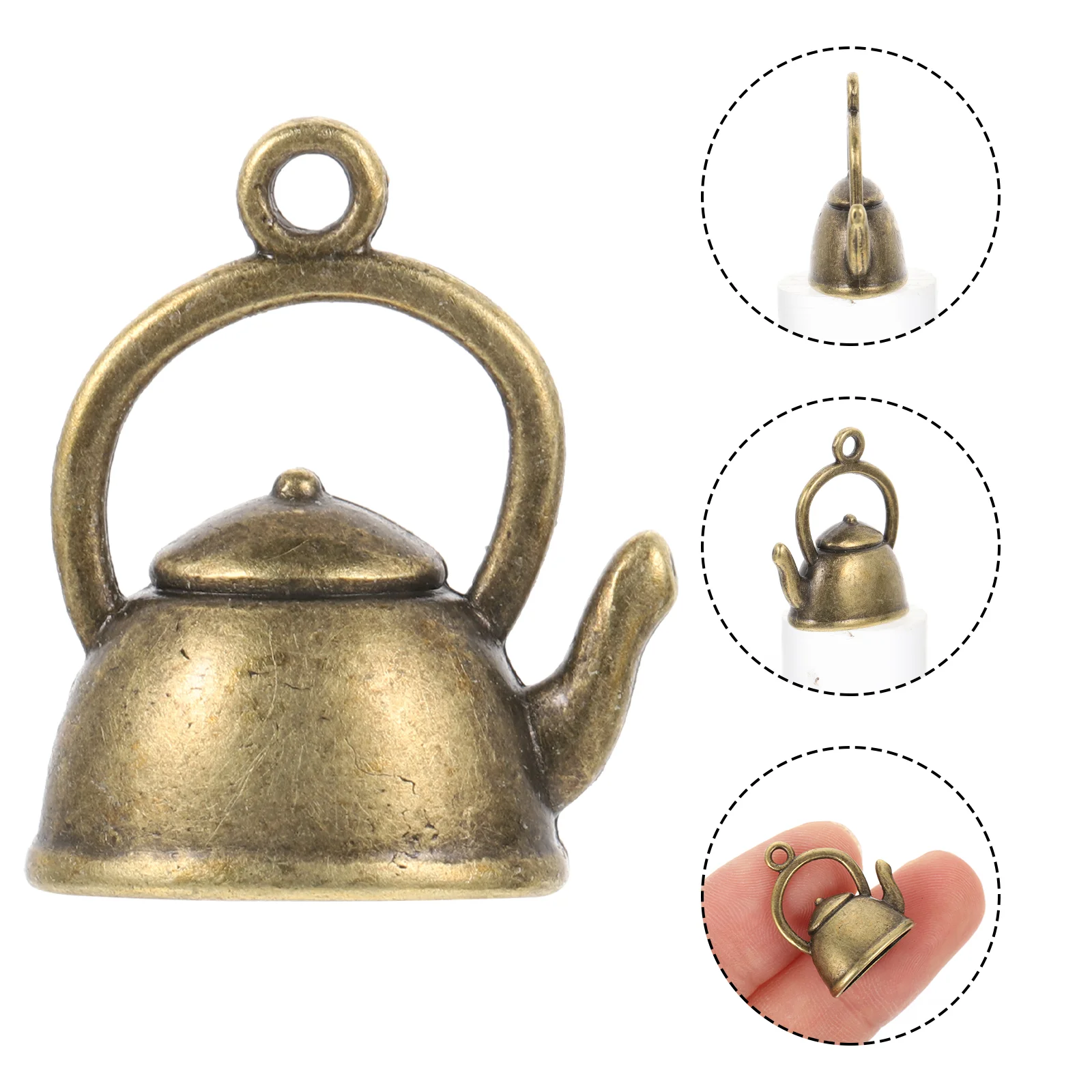 50 Pcs Pendant Charm Tea Locket Teapot Design Charms Kettle Hanging Unique Jewelry Decors Small
50 Pcs Pendant Charm Tea Locket Teapot Design Charms Kettle Hanging Unique Jewelry Decors Small