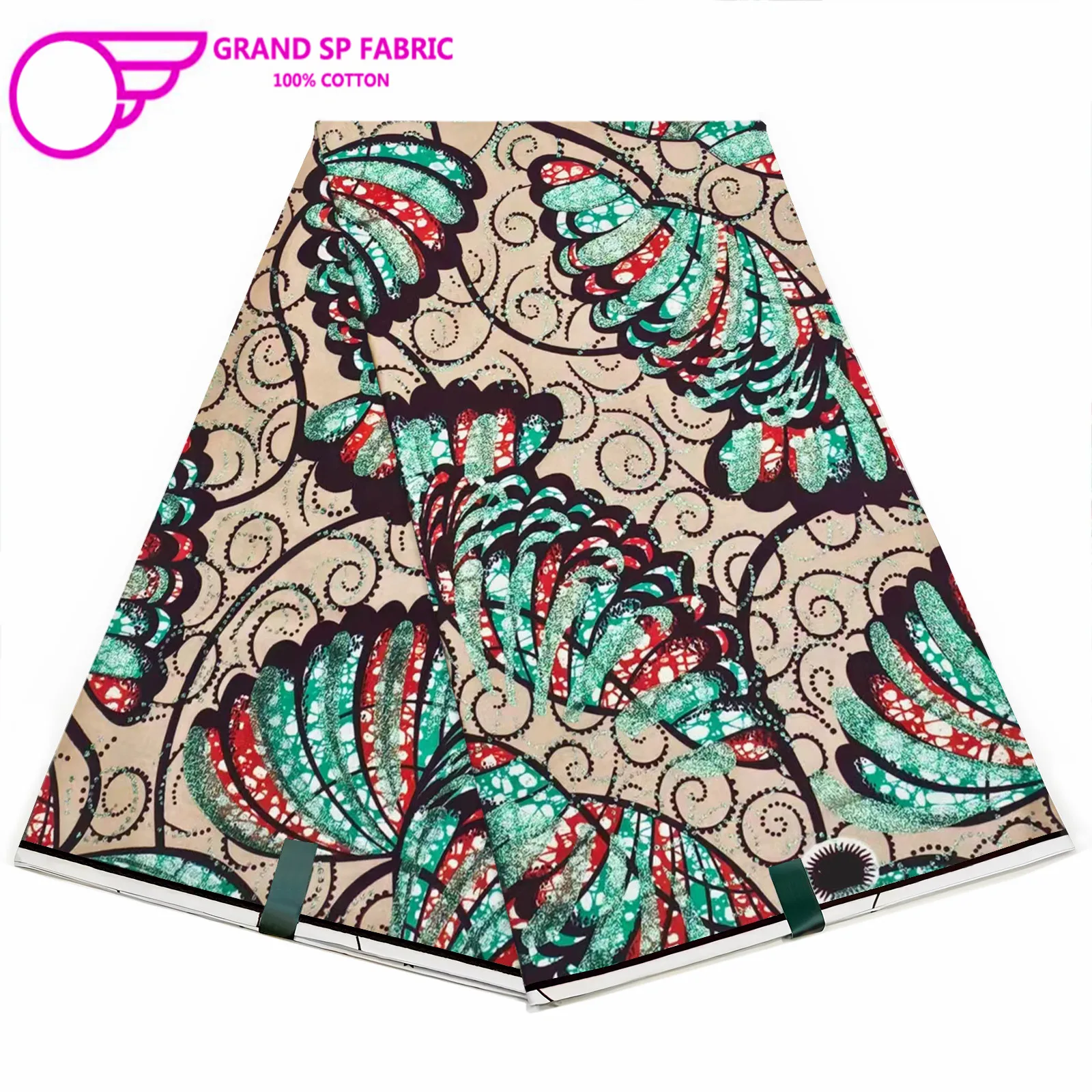 Grand Super Fabric 100% Cotton African Wax Fabric High Quality Wax Print Ankara Fabric For Sewing 6yards Women Fabric FF-14-89
Grand Super Fabric 100% Cotton African Wax Fabric High Quality Wax Print Ankara Fabric For Sewing 6yards Women Fabric FF-14-89