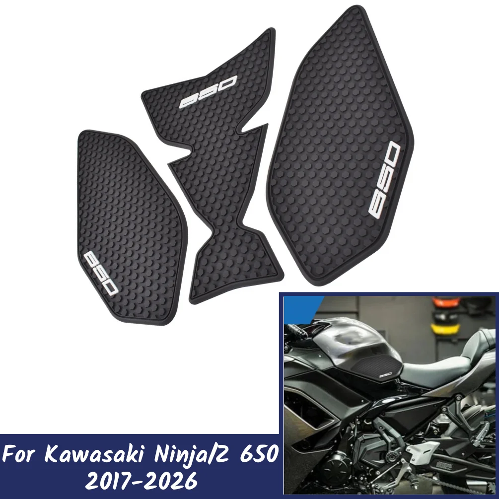 Ninja650 Z650 Tank Pad Stickers Gas Protector For Kawasaki Ninja Z 650 2017-2026 Motorcycle Kit Knee Sticker Decal Accessories
Ninja650 Z650 Tank Pad Stickers Gas Protector For Kawasaki Ninja Z 650 2017-2026 Motorcycle Kit Knee Sticker Decal Accessories