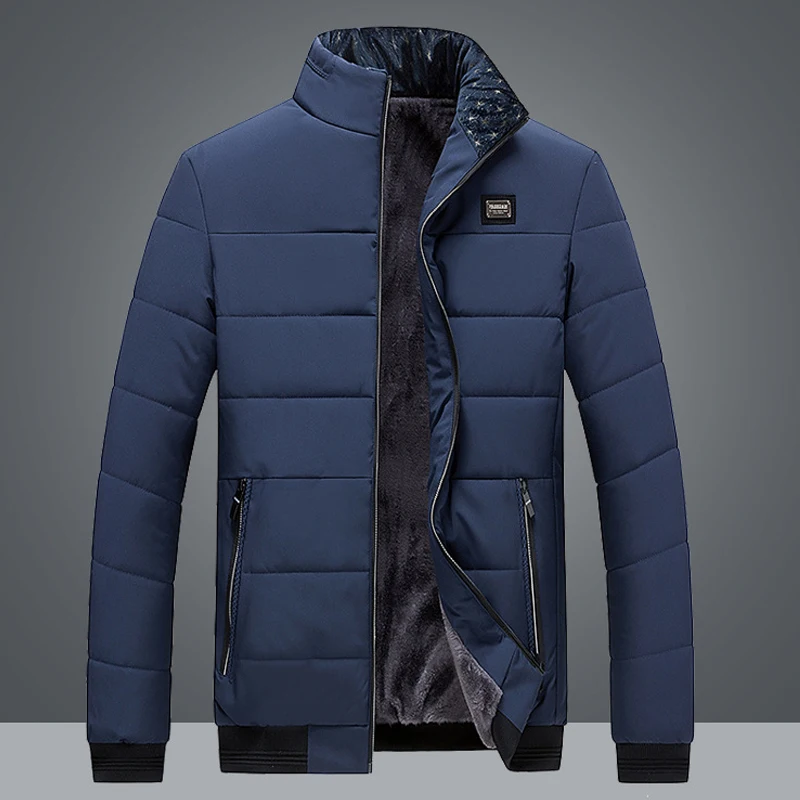 Men's Coat Winter Warm Thick Coat Quilted Padded Jacket Outwear Puffer Jacket Men Fleece Lined Thick Parkas Stand Collar Jacket
Men's Coat Winter Warm Thick Coat Quilted Padded Jacket Outwear Puffer Jacket Men Fleece Lined Thick Parkas Stand Collar Jacket