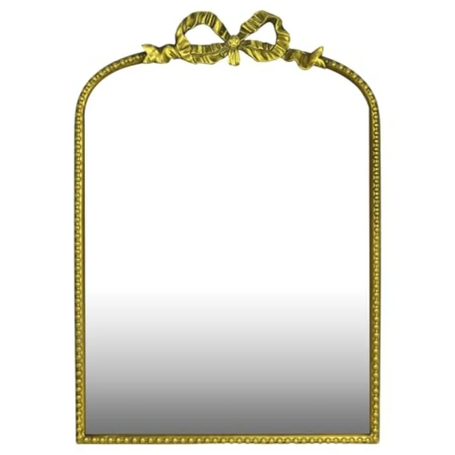 Antique Baroque Vintage Vanity Mirror Inch, Gold with Ornate Antique Frame, Arched Vintage Wall Mirror for Living Room, Firepla
Antique Baroque Vintage Vanity Mirror Inch, Gold with Ornate Antique Frame, Arched Vintage Wall Mirror for Living Room, Firepla