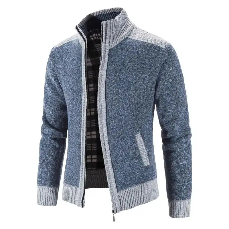 New Men's Faion Patchwork Cardigan Sweater Coat Knitted Long Sve round Ne Youthful Vitali Sle Overhead Clothing
New Men's Faion Patchwork Cardigan Sweater Coat Knitted Long Sve round Ne Youthful Vitali Sle Overhead Clothing