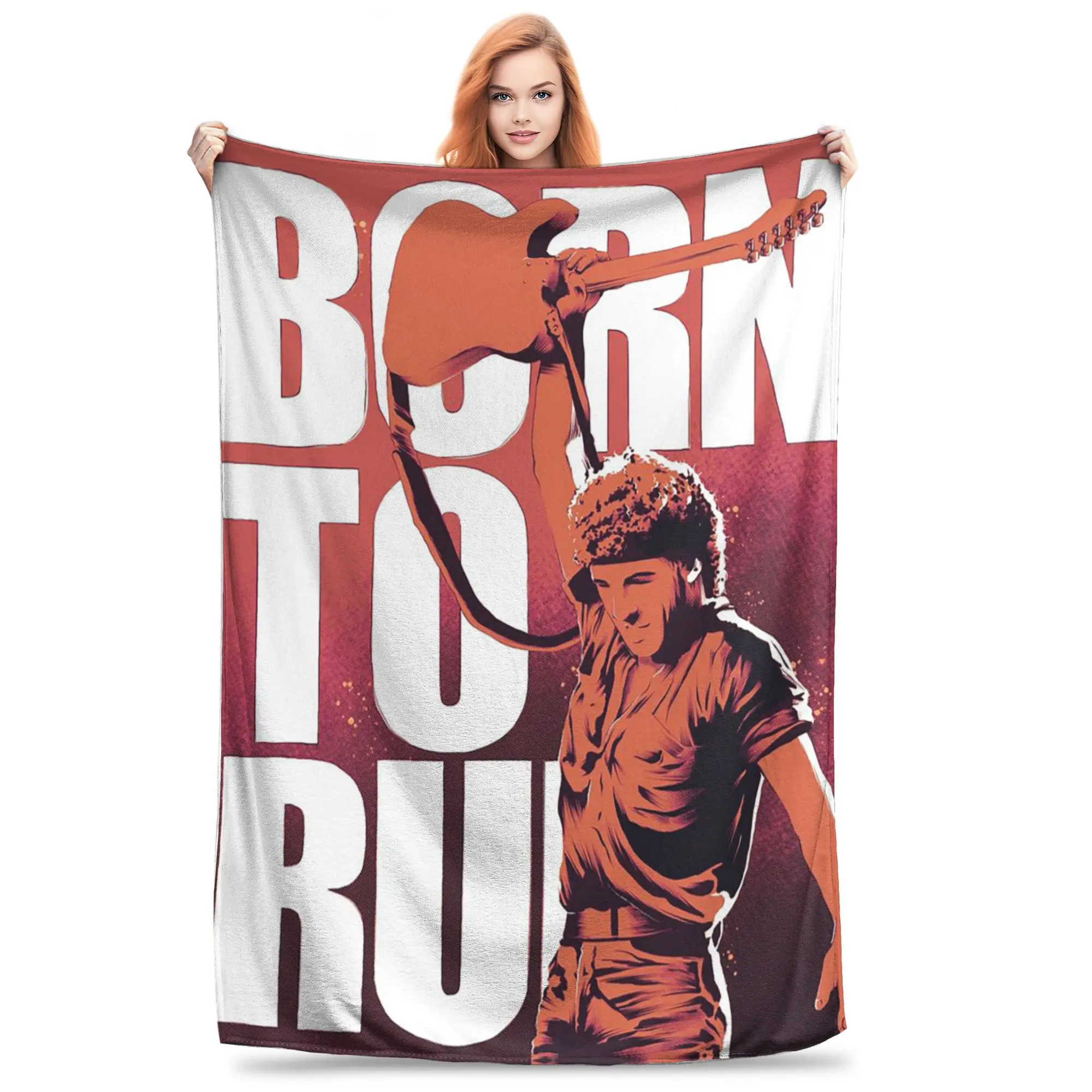Flannel Throw Blanket Bruce Springsteen Born In The USA Rock Music Singer Warm Plush Blankets Soft Bedspread for Bedroom Picnic
Flannel Throw Blanket Bruce Springsteen Born In The USA Rock Music Singer Warm Plush Blankets Soft Bedspread for Bedroom Picnic