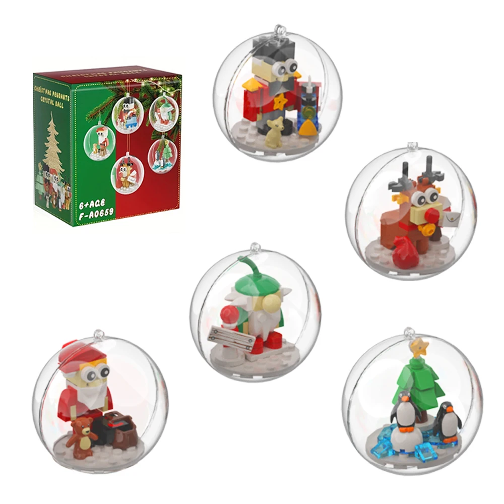 MOC Christmas Crystal Ball Ornament Building Blocks Model Christmas Tree Decoration Creative Kit Bricks Toys Kids Christmas Gift
MOC Christmas Crystal Ball Ornament Building Blocks Model Christmas Tree Decoration Creative Kit Bricks Toys Kids Christmas Gift
