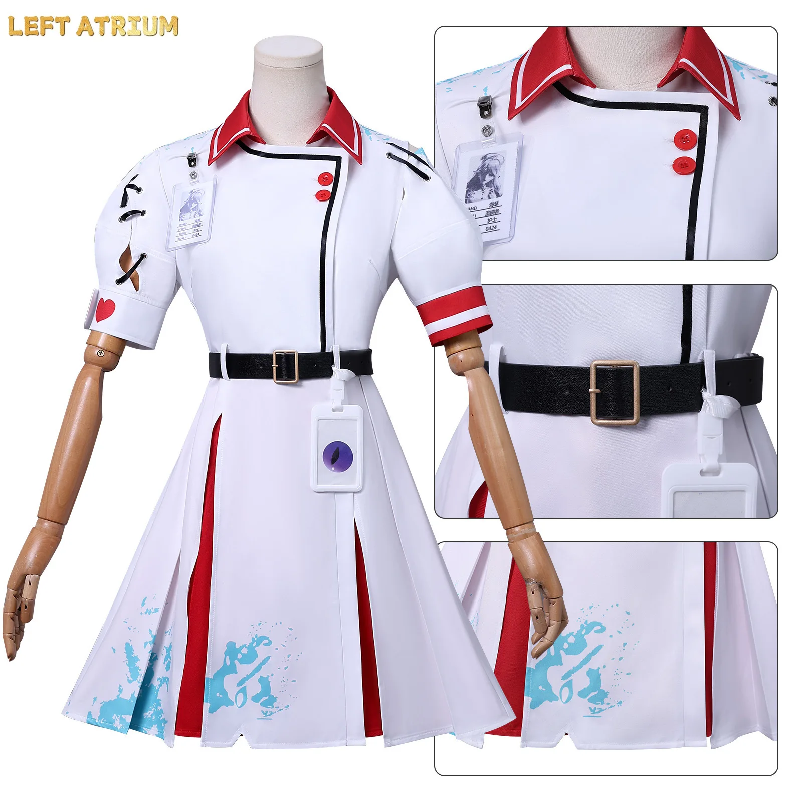 Game Eggy Party Heather Cosplay Costumes White Nurse Suit French Maid Women's Dresses Eggy Party Role-playing Suits Outfit
Game Eggy Party Heather Cosplay Costumes White Nurse Suit French Maid Women's Dresses Eggy Party Role-playing Suits Outfit