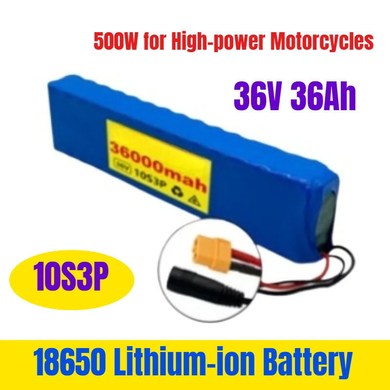 10S3P 36V 36Ah Battery Pack 18650 Lithium-ion Battery 500W for High-power Motorcycles
10S3P 36V 36Ah Battery Pack 18650 Lithium-ion Battery 500W for High-power Motorcycles