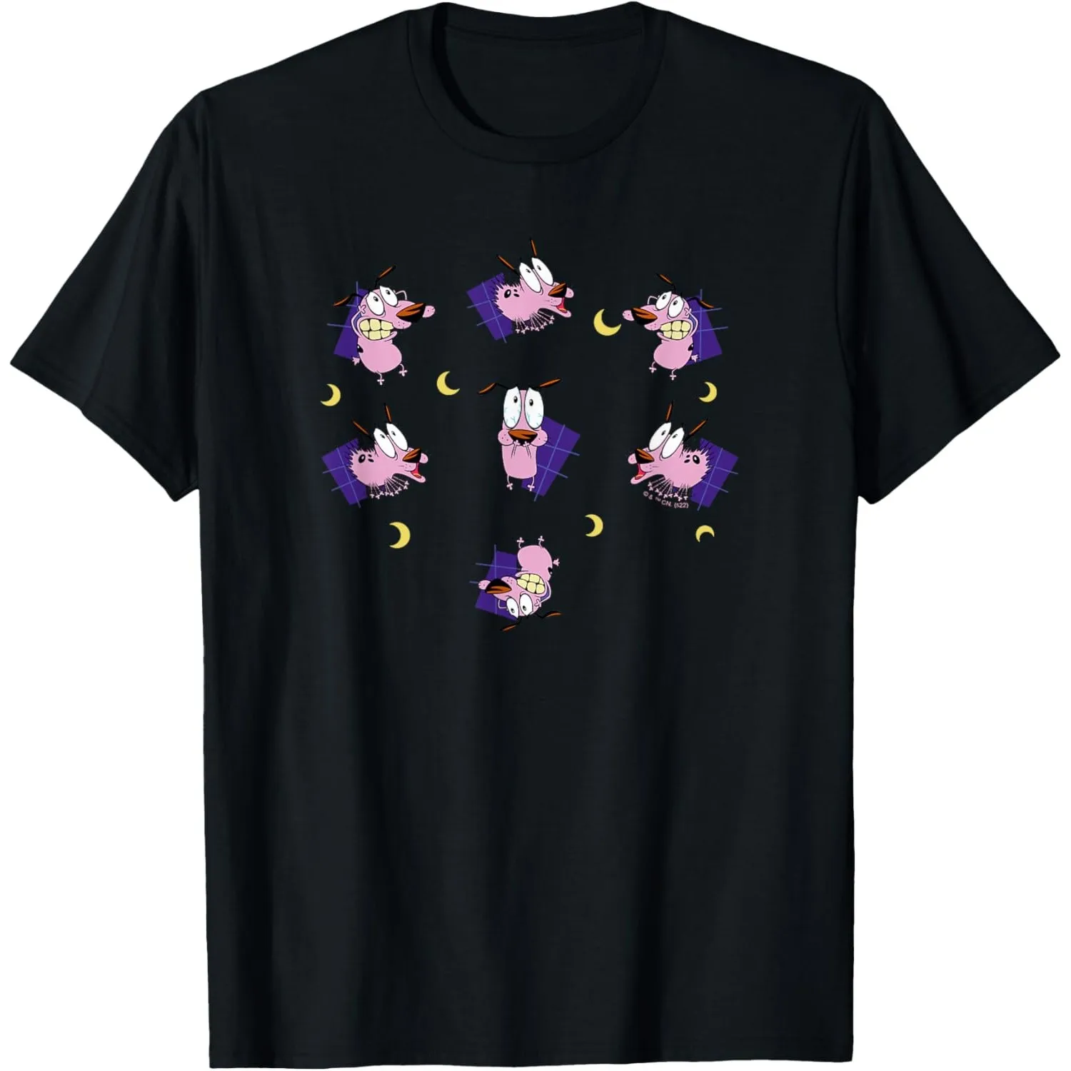 Courage The Cowardly Dog Scary Moon Graphic Print Men's Cotton Short Sleeve T-Shirt
Courage The Cowardly Dog Scary Moon Graphic Print Men's Cotton Short Sleeve T-Shirt