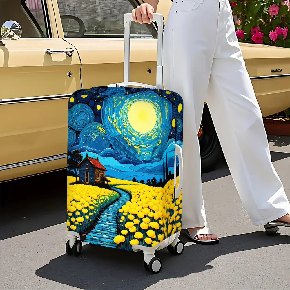 1PC Dynamic Starry Night View Luggage Cover for luggage sizes 18 – 32 inches; dust and elastic travel accessories to protect you
1PC Dynamic Starry Night View Luggage Cover for luggage sizes 18 – 32 inches; dust and elastic travel accessories to protect you