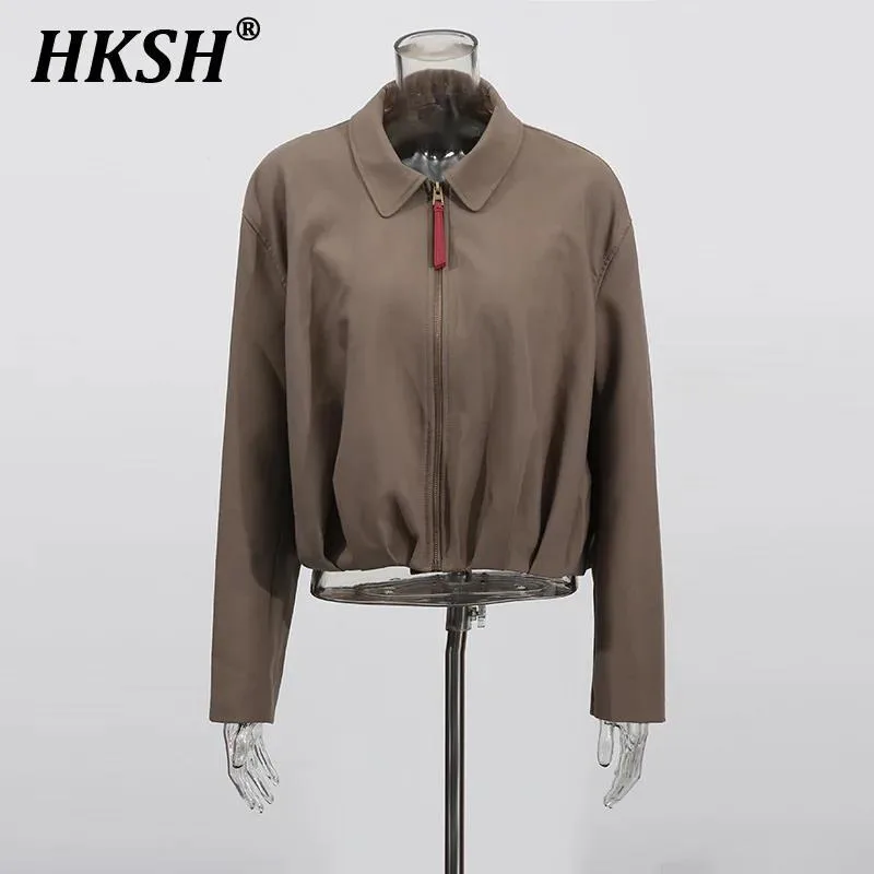 HKSH Spring Autumn New Women's Chic High Street Simple Style Long Sleeve Jacket Fashion Casual High Waisted Pleated Pants HK6236
HKSH Spring Autumn New Women's Chic High Street Simple Style Long Sleeve Jacket Fashion Casual High Waisted Pleated Pants HK6236