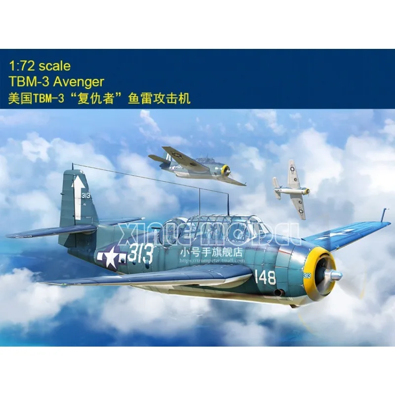 Trumpeter Plastic Assembled Aircraft Model Kit 87274 TBM-3 Avenger 1/72
Trumpeter Plastic Assembled Aircraft Model Kit 87274 TBM-3 Avenger 1/72