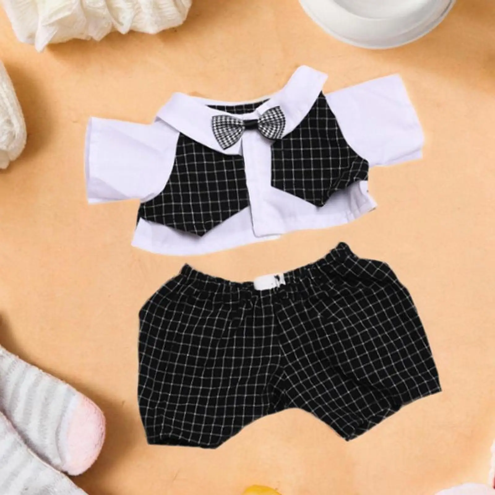 2Pcs Dolls Suit and Pants Set,Miniature Clothes for 38cm Dolls Boy Dolls Birthday Gifts
2Pcs Dolls Suit and Pants Set,Miniature Clothes for 38cm Dolls Boy Dolls Birthday Gifts