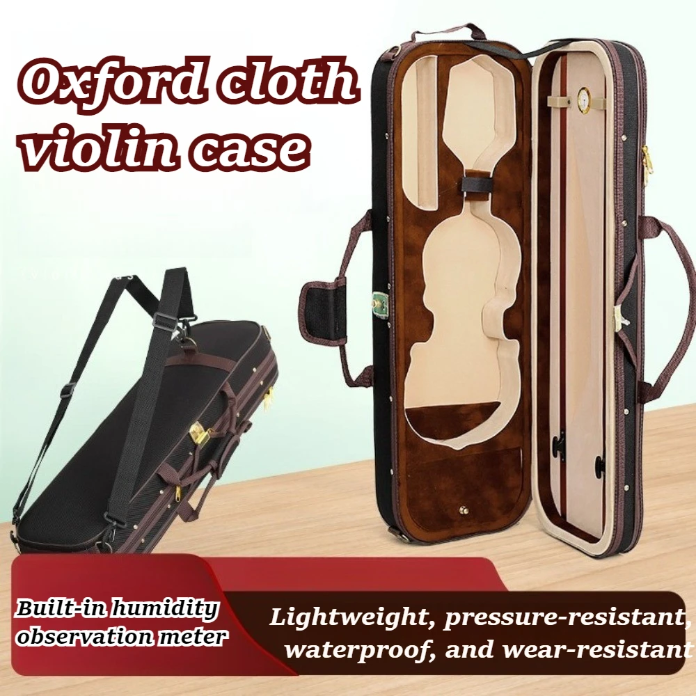 Oxford Cloth Violin Case 4/3 Waterproof Portable Shockproof Protective Violin Bag 4/4 Breathable Musical Instruments Bag
Oxford Cloth Violin Case 4/3 Waterproof Portable Shockproof Protective Violin Bag 4/4 Breathable Musical Instruments Bag