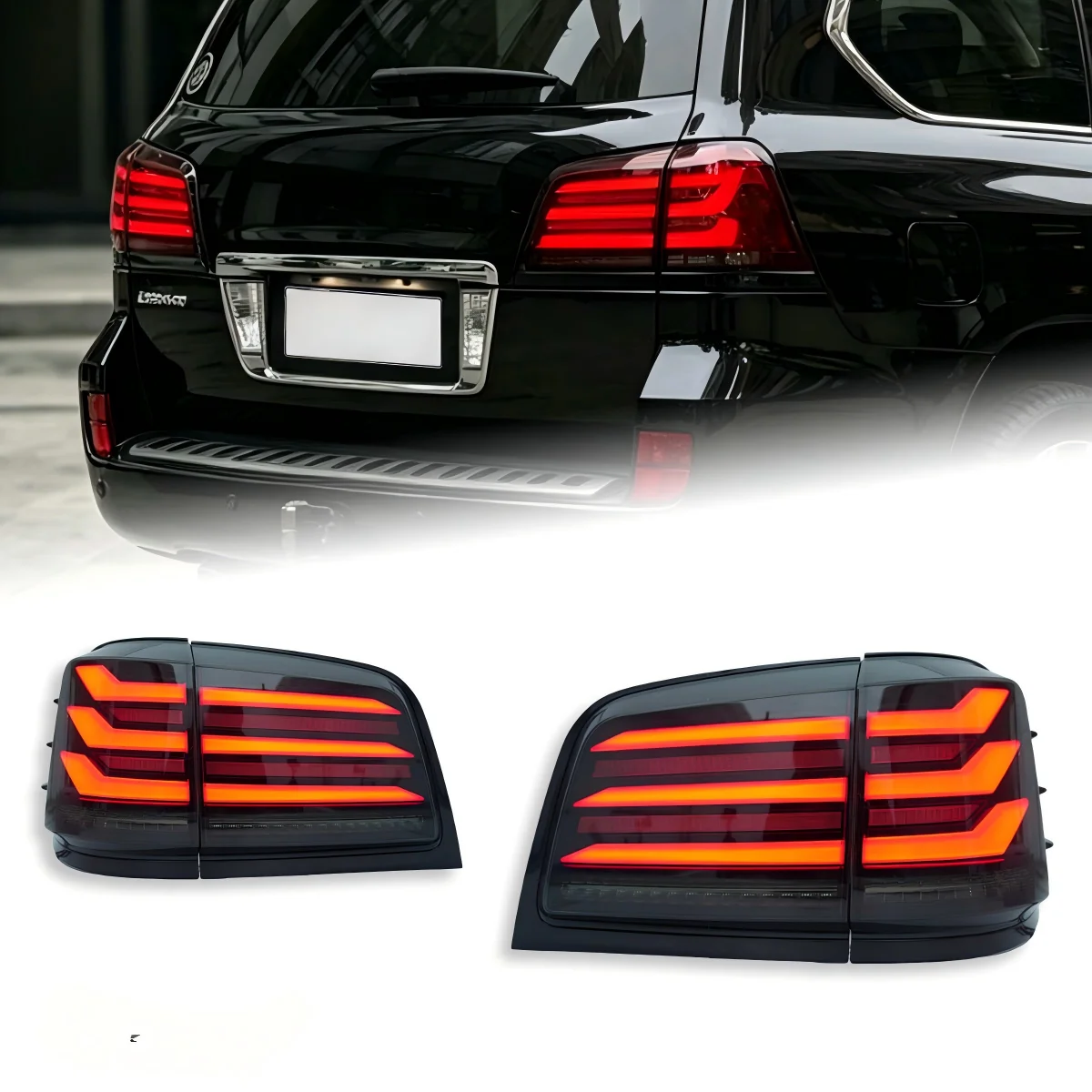 LED Tail Light for Lexus LX570 2008-2012 Rear Brake Reverse Turn Signal Lights Taillights Taillamps Indictors
LED Tail Light for Lexus LX570 2008-2012 Rear Brake Reverse Turn Signal Lights Taillights Taillamps Indictors