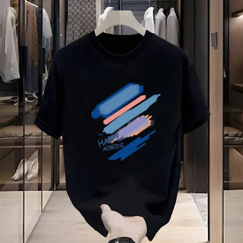 Cotton short-sleeved t-shirt mens and womens graffiti bottoming shirt summer loose half-sleeved t-shirt
Cotton short-sleeved t-shirt mens and womens graffiti bottoming shirt summer loose half-sleeved t-shirt