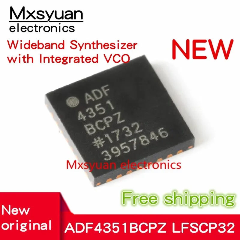 5 шт. ~ 50 шт./лот ADF4351BCPZ ADF4351BCP ADF 4351 BCPZ ADF4351 LFCSP32 100% новый оригинал в наличии
5 шт. ~ 50 шт./лот ADF4351BCPZ ADF4351BCP ADF 4351 BCPZ ADF4351 LFCSP32 100% новый оригинал в наличии
