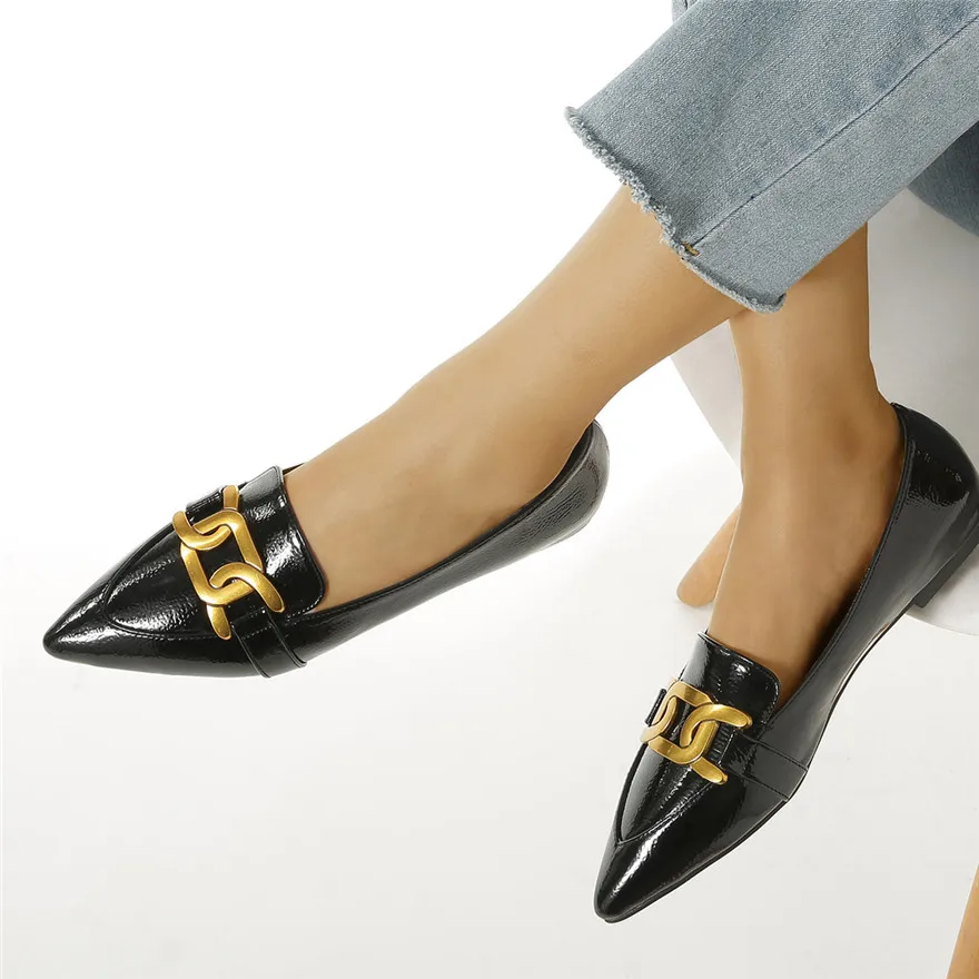 2024 Spring Lady Casual Slip-on Office Shoe Black Green Silk Pointed Flats Fashion Crystal Square Buckle Mary Jane Women's Shoes
2024 Spring Lady Casual Slip-on Office Shoe Black Green Silk Pointed Flats Fashion Crystal Square Buckle Mary Jane Women's Shoes