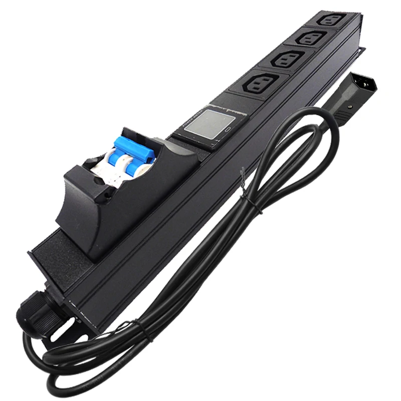 PDU Power Strip LCD Digital Meter Voltmeter Ammeter IEC C13 Power Outlet Extension 16A Circuit Breaker 2Meter Power Cord
PDU Power Strip LCD Digital Meter Voltmeter Ammeter IEC C13 Power Outlet Extension 16A Circuit Breaker 2Meter Power Cord