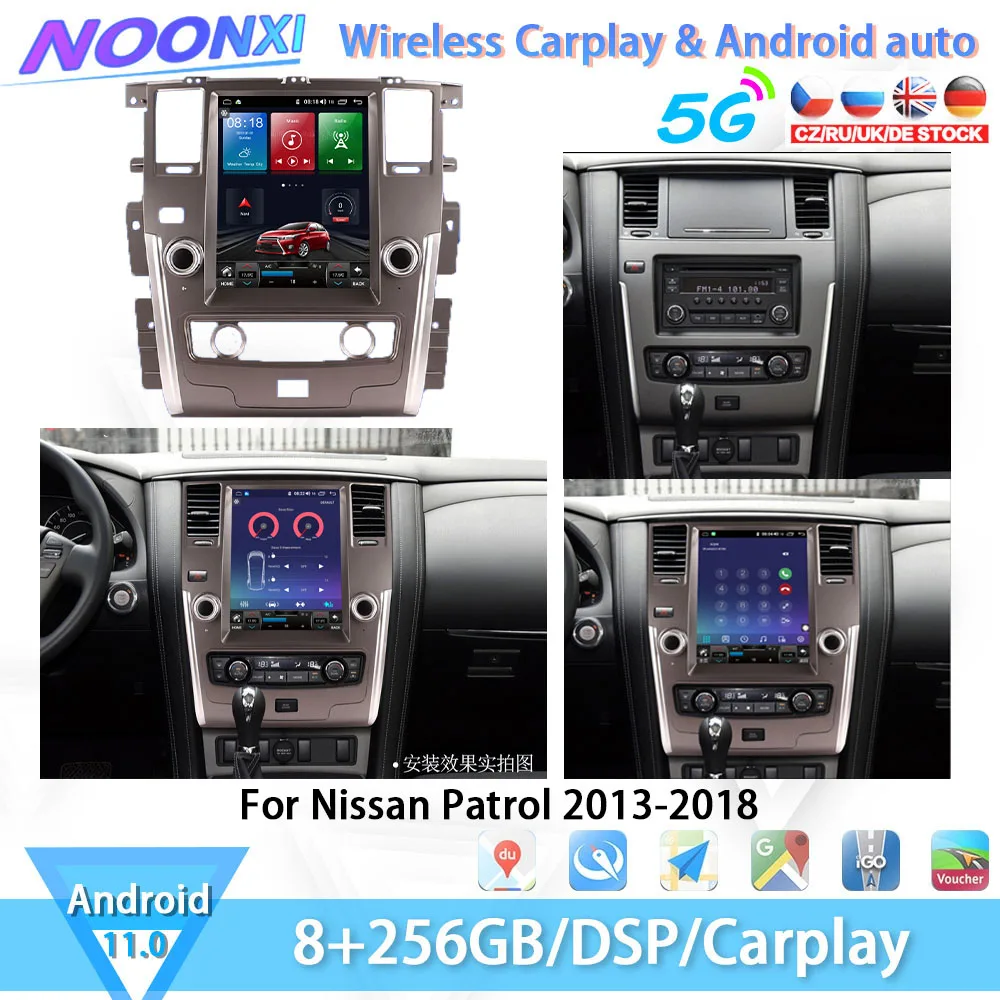 8G + 256G Android 11 для Nissan патруль 2013-2018 5G IPS сенсорный экран автомобильное радио автомобильный мультимедийный плеер навигация GPS головное устройство DVD
8G + 256G Android 11 для Nissan патруль 2013-2018 5G IPS сенсорный экран автомобильное радио автомобильный мультимедийный плеер навигация GPS головное устройство DVD