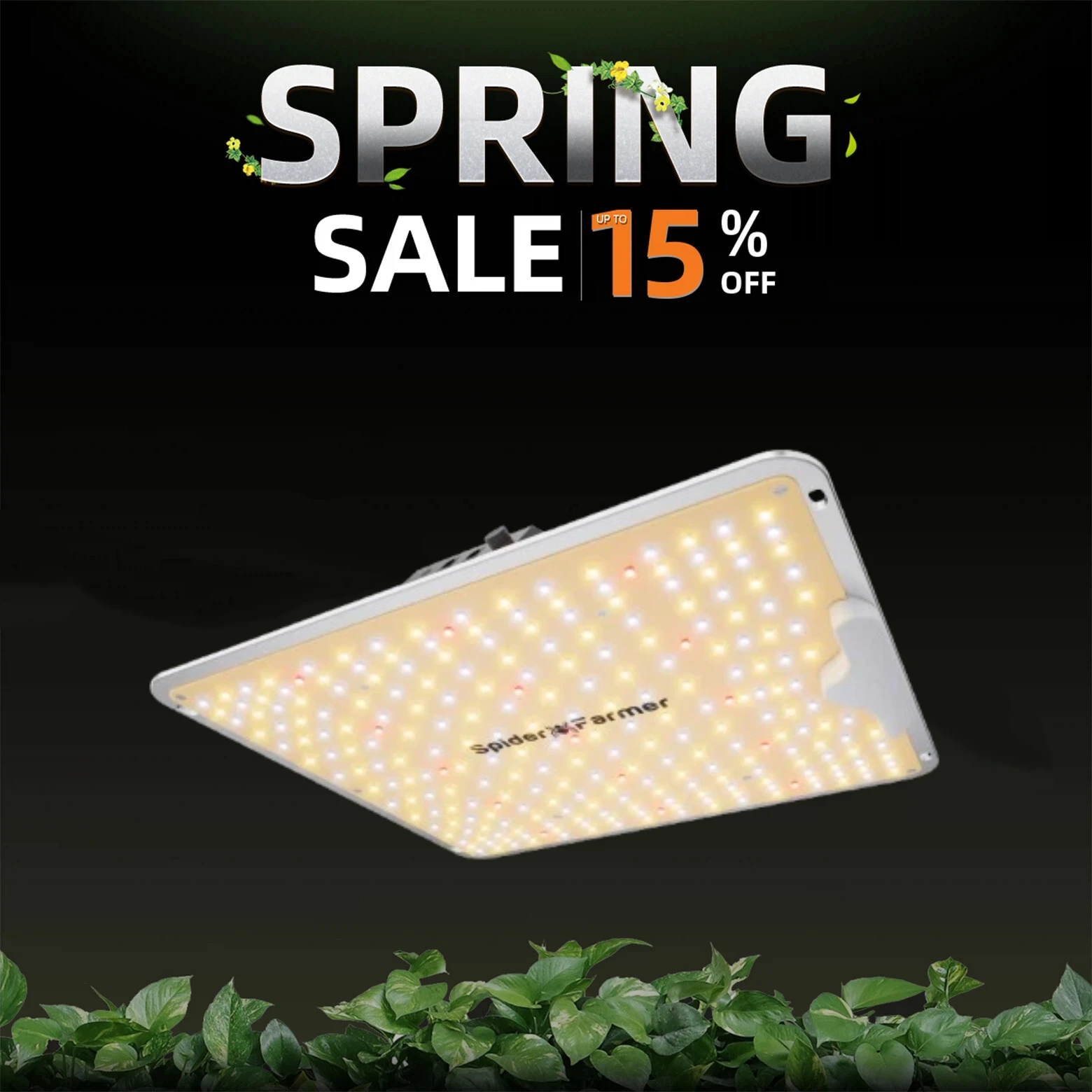 Spider Farmer SF1000 LED Grow Light Dimmable Driver for Flower Plant Indoor Hydroponics Grow Tent Kits, Smart GGS Compatible
Spider Farmer SF1000 LED Grow Light Dimmable Driver for Flower Plant Indoor Hydroponics Grow Tent Kits, Smart GGS Compatible