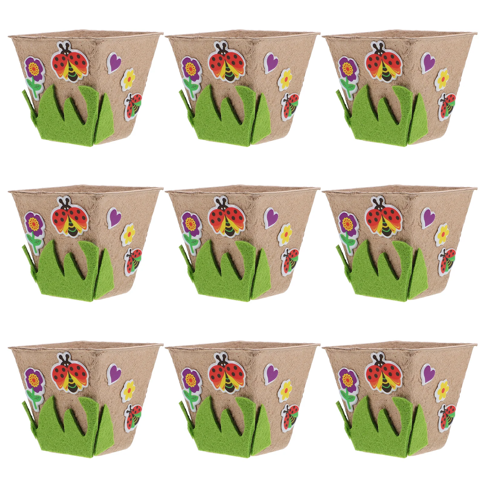 1Set Garden Paper Pot Craft Kit Safe Adhesive Stickers DIY Plant Nursery Pulp Cup Germination Starter Indoor Gardening
1Set Garden Paper Pot Craft Kit Safe Adhesive Stickers DIY Plant Nursery Pulp Cup Germination Starter Indoor Gardening