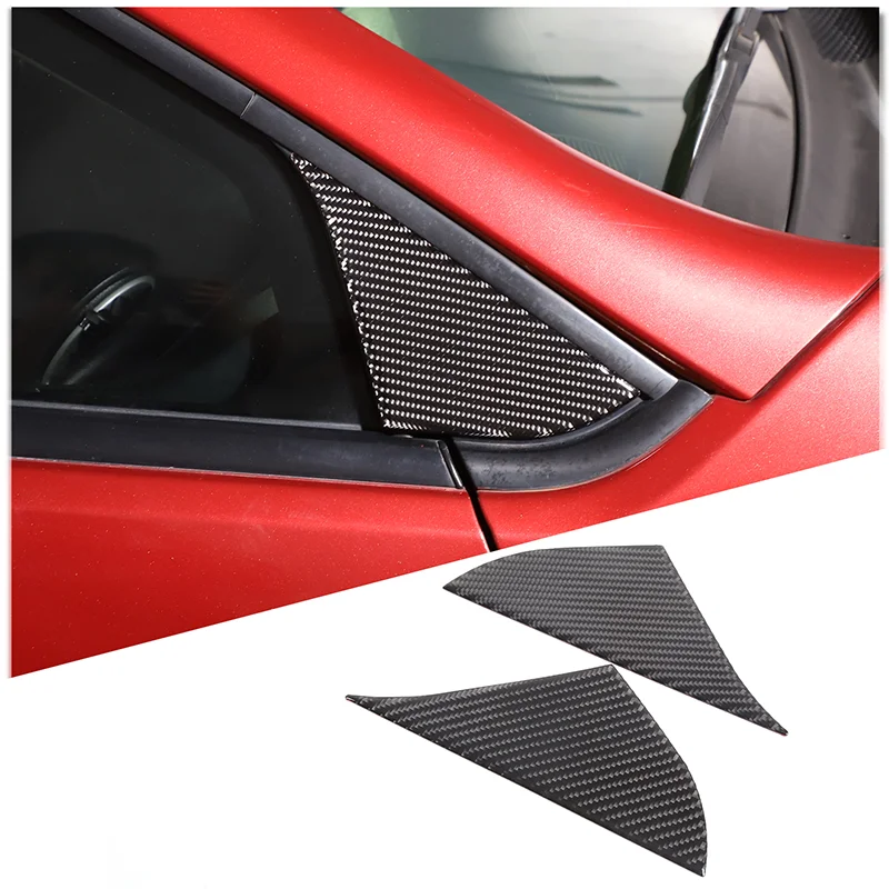 Car A Pillar Triangle Cover Trim Sticker Real Carbon Fiber Rearview Mirror Triangle Panel Trim For Mitsubishi Eclipse 2006-2011
Car A Pillar Triangle Cover Trim Sticker Real Carbon Fiber Rearview Mirror Triangle Panel Trim For Mitsubishi Eclipse 2006-2011