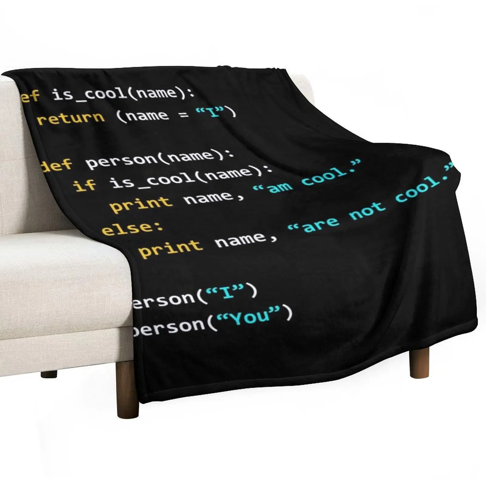 Cool Python Developer Throw Blanket Personalized Gift Kid'S Baby warm for winter Blankets
Cool Python Developer Throw Blanket Personalized Gift Kid'S Baby warm for winter Blankets