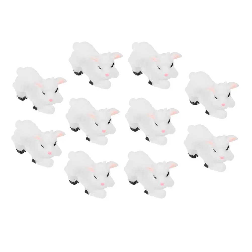 10 Sheep Resin Animal Figurines Cute Decor Statue for Home Desk Garden House Accessories Small Lamb naments
10 Sheep Resin Animal Figurines Cute Decor Statue for Home Desk Garden House Accessories Small Lamb naments