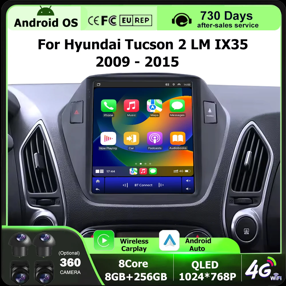 Car Radio GPS Multimedia Video Player Stereo For Hyundai Tucson 2 LM IX35 2009-2015 Android 16 Auto CarPlay Head Unit 9.7 Inch
Car Radio GPS Multimedia Video Player Stereo For Hyundai Tucson 2 LM IX35 2009-2015 Android 16 Auto CarPlay Head Unit 9.7 Inch