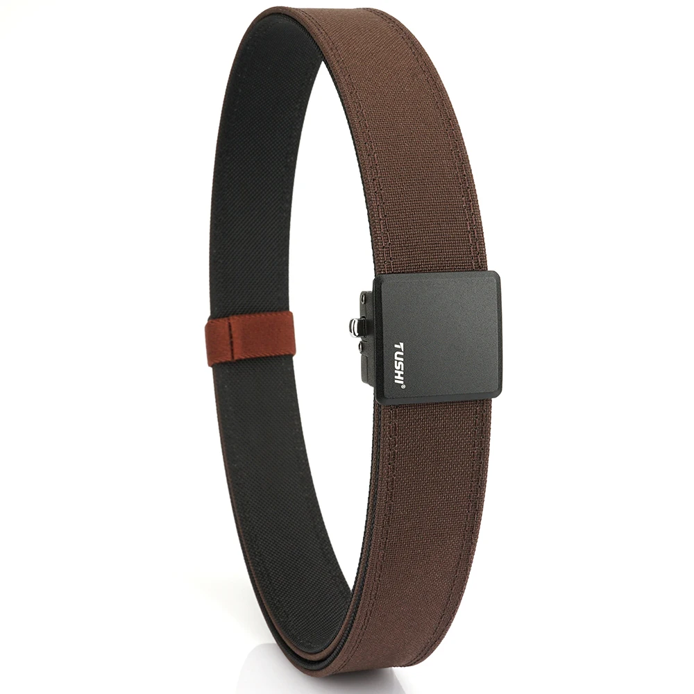 TUSHI брендовый тактический двухслойный толстый пояс, мужской уличный нейлоновый пояс 3,8, широкий улучшенный пояс с автоматической пряжкой и пистолетом
TUSHI брендовый тактический двухслойный толстый пояс, мужской уличный нейлоновый пояс 3,8, широкий улучшенный пояс с автоматической пряжкой и пистолетом