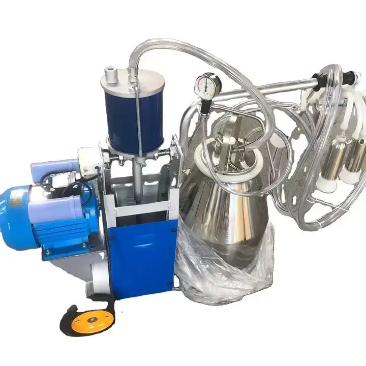 Hot Selling Stainless Steel Piston Motor Milking Machine New Condition for Cattle Sheep and Other Animals
Hot Selling Stainless Steel Piston Motor Milking Machine New Condition for Cattle Sheep and Other Animals
