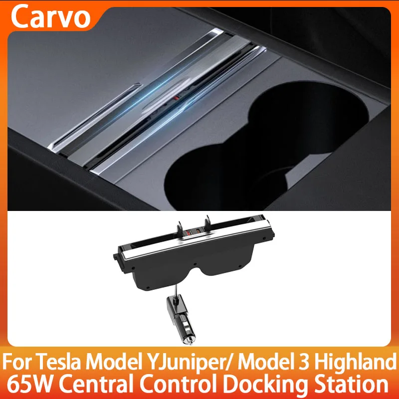 Для новой Tesla Model Y Juniper 2025/Model3 Highland Док-станция с центральным управлением 65 Вт Многофункциональная быстрая зарядка от 1 до 4 TYPE-C
Для новой Tesla Model Y Juniper 2025/Model3 Highland Док-станция с центральным управлением 65 Вт Многофункциональная быстрая зарядка от 1 до 4 TYPE-C