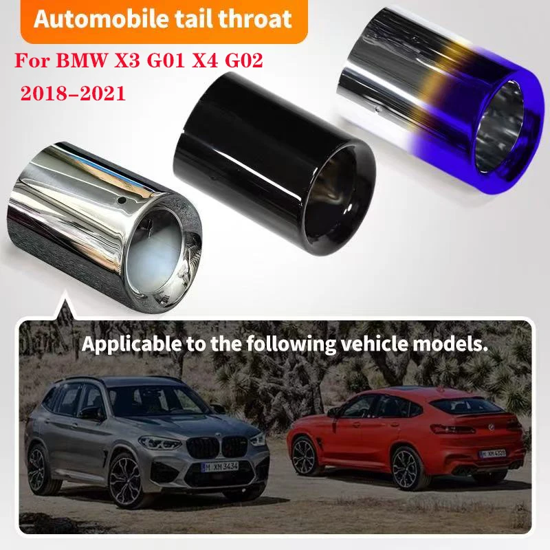 Аксессуары для выхлопных труб BMW X3 G01 и X4 G02 2018-2021, специальные оригинальные выхлопные трубы автомобиля для модификации.
Аксессуары для выхлопных труб BMW X3 G01 и X4 G02 2018-2021, специальные оригинальные выхлопные трубы автомобиля для модификации.
