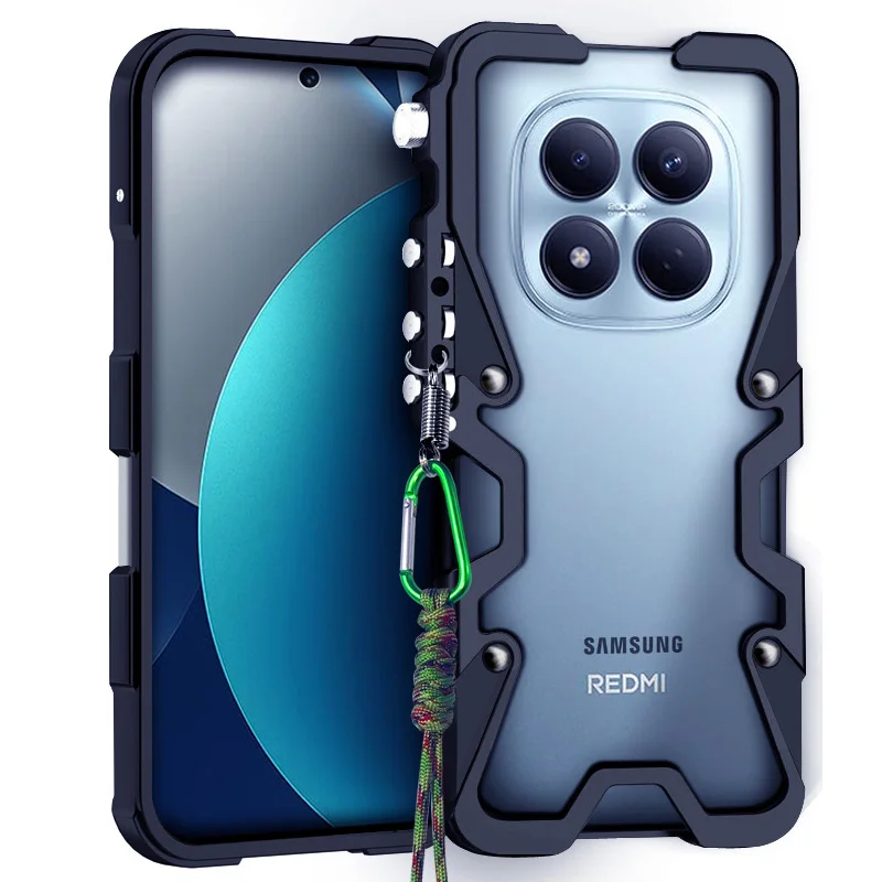 Luxury Armor Metal Aluminum Phone Bumper For Redmi Note 15 14 13 12 11 Pro+ Cover Mechanical Purely Handmade Skull Case
Luxury Armor Metal Aluminum Phone Bumper For Redmi Note 15 14 13 12 11 Pro+ Cover Mechanical Purely Handmade Skull Case
