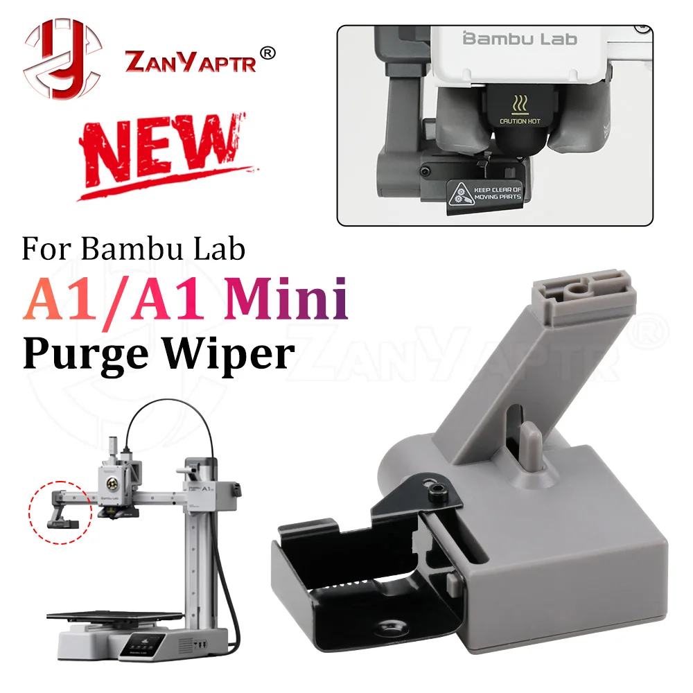 For Bambu Lab A1 A1 Mini Purge Wiper Nozzle Cleaning Brush 3D Printer Replacement Parts
For Bambu Lab A1 A1 Mini Purge Wiper Nozzle Cleaning Brush 3D Printer Replacement Parts