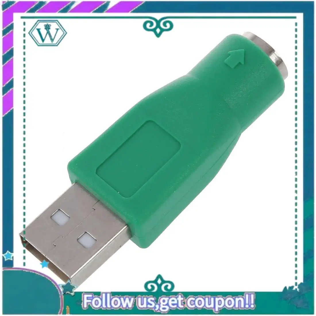 A75Q-2 X PS/2 Female To USB Male Adapter Converter For Keyboard Mouse
A75Q-2 X PS/2 Female To USB Male Adapter Converter For Keyboard Mouse