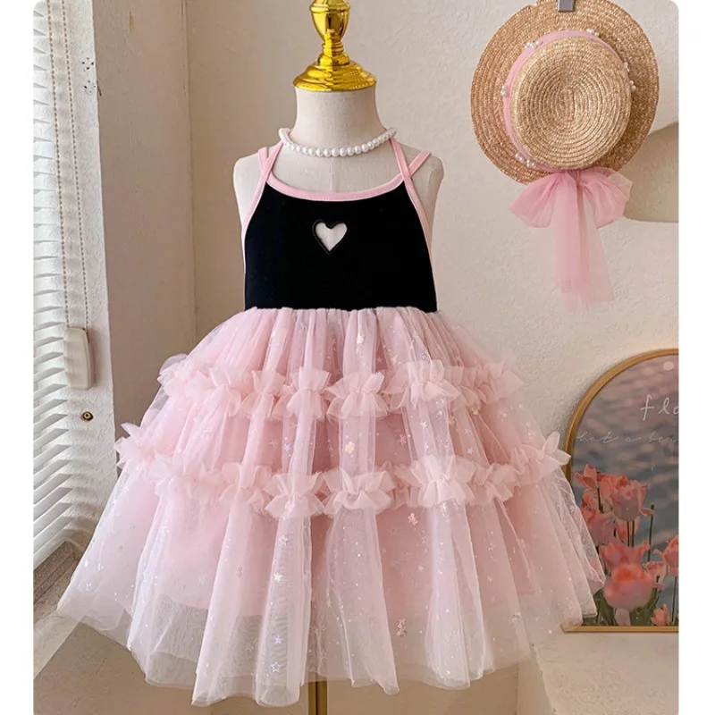 HoneyCherry New Summer Sleeveless Backless Dress for Girls. Stylish and Trendy Love-shaped Mesh Dress for Girls
HoneyCherry New Summer Sleeveless Backless Dress for Girls. Stylish and Trendy Love-shaped Mesh Dress for Girls