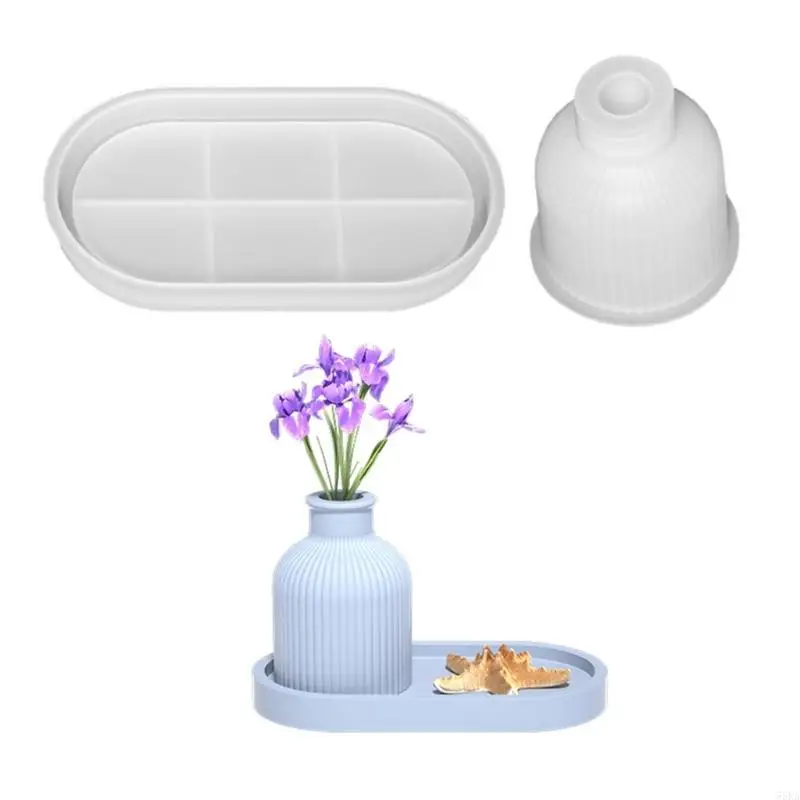2pcs/set Oval Tray Cement Silicone Molds DIY Flower Pots Concrete Plaster Mould 55KA
2pcs/set Oval Tray Cement Silicone Molds DIY Flower Pots Concrete Plaster Mould 55KA
