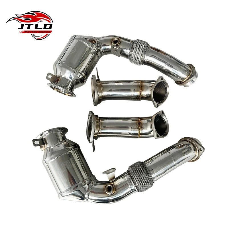 SS304 Stainless Steel Performance Exhaust System Downpipe for BMW X5 G05 X6 G06 or X7 G07 with the LCI S68 M60i Engine
SS304 Stainless Steel Performance Exhaust System Downpipe for BMW X5 G05 X6 G06 or X7 G07 with the LCI S68 M60i Engine