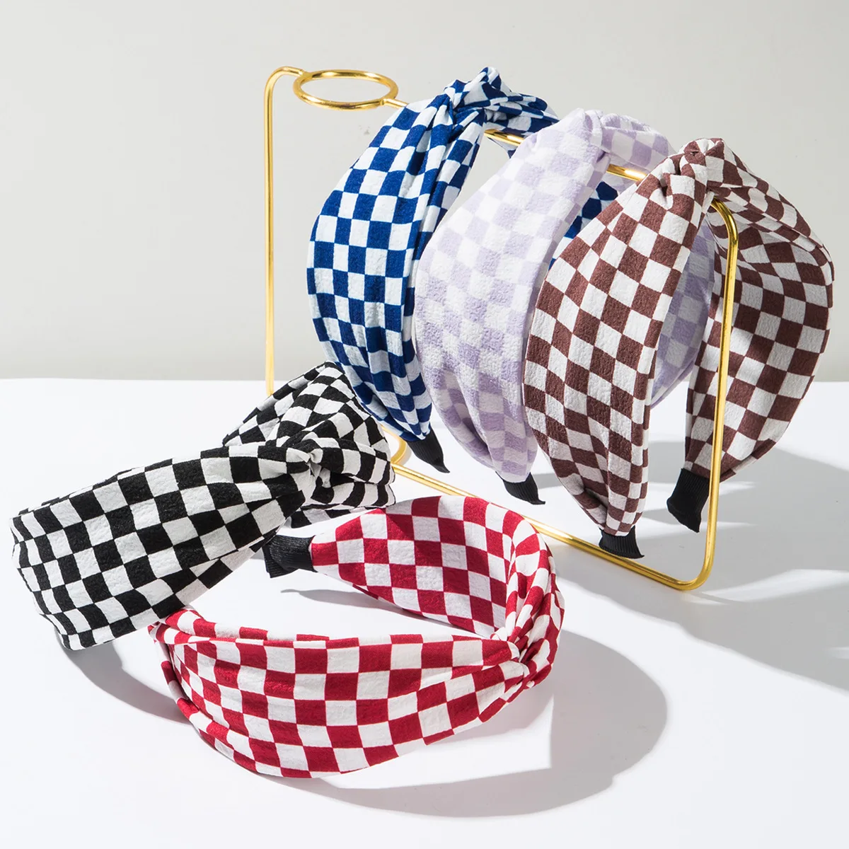 Korean Style Geometric Plaid Fabric Headband Simple Wide Cross Hair Band Hair Accessories
Korean Style Geometric Plaid Fabric Headband Simple Wide Cross Hair Band Hair Accessories