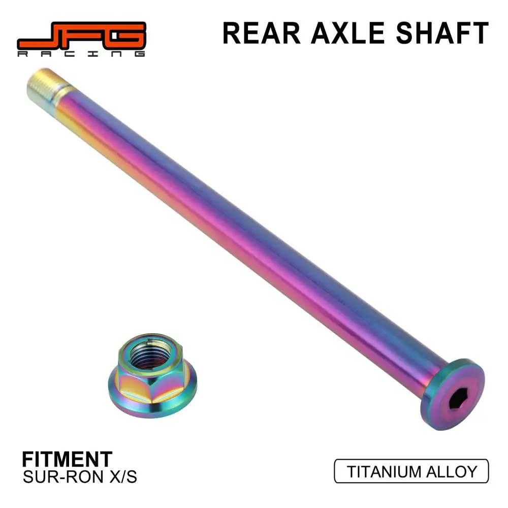 Funparts Motorcycle Accessories Rear Wheel Axle Shaft For Surron Sur Ron Lightbee X S Electric Vehicle E-Bike Titanium Alloy
Funparts Motorcycle Accessories Rear Wheel Axle Shaft For Surron Sur Ron Lightbee X S Electric Vehicle E-Bike Titanium Alloy