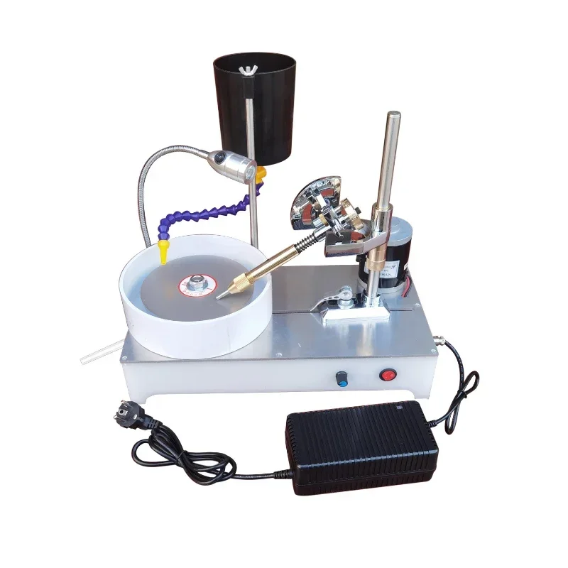 New Small Jewelry Jade Faceted Angle Grinder Polishing Machine GPM-BXG Small Precision Jewelry Stone Polishing Machine Forming M
New Small Jewelry Jade Faceted Angle Grinder Polishing Machine GPM-BXG Small Precision Jewelry Stone Polishing Machine Forming M