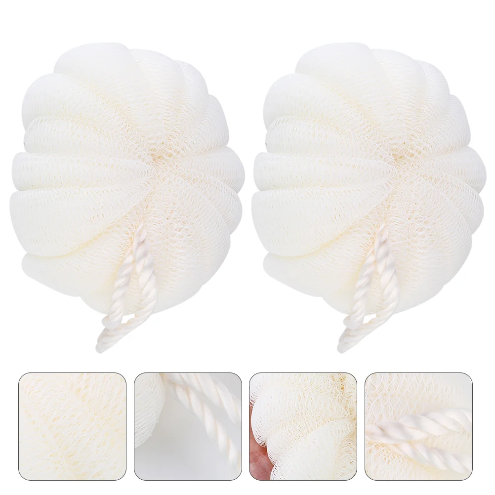 2 Pcs Large Bath Ball Bubble Maker Shower Reticulated Balls Scrubber Mesh Beige Baby
2 Pcs Large Bath Ball Bubble Maker Shower Reticulated Balls Scrubber Mesh Beige Baby